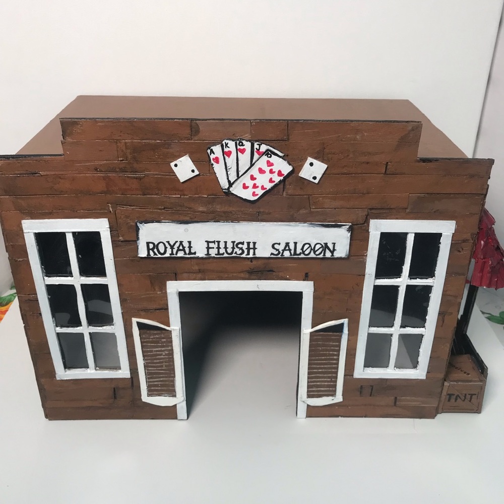 HP -Guinea Pig Wild West Saloon -  made to order!